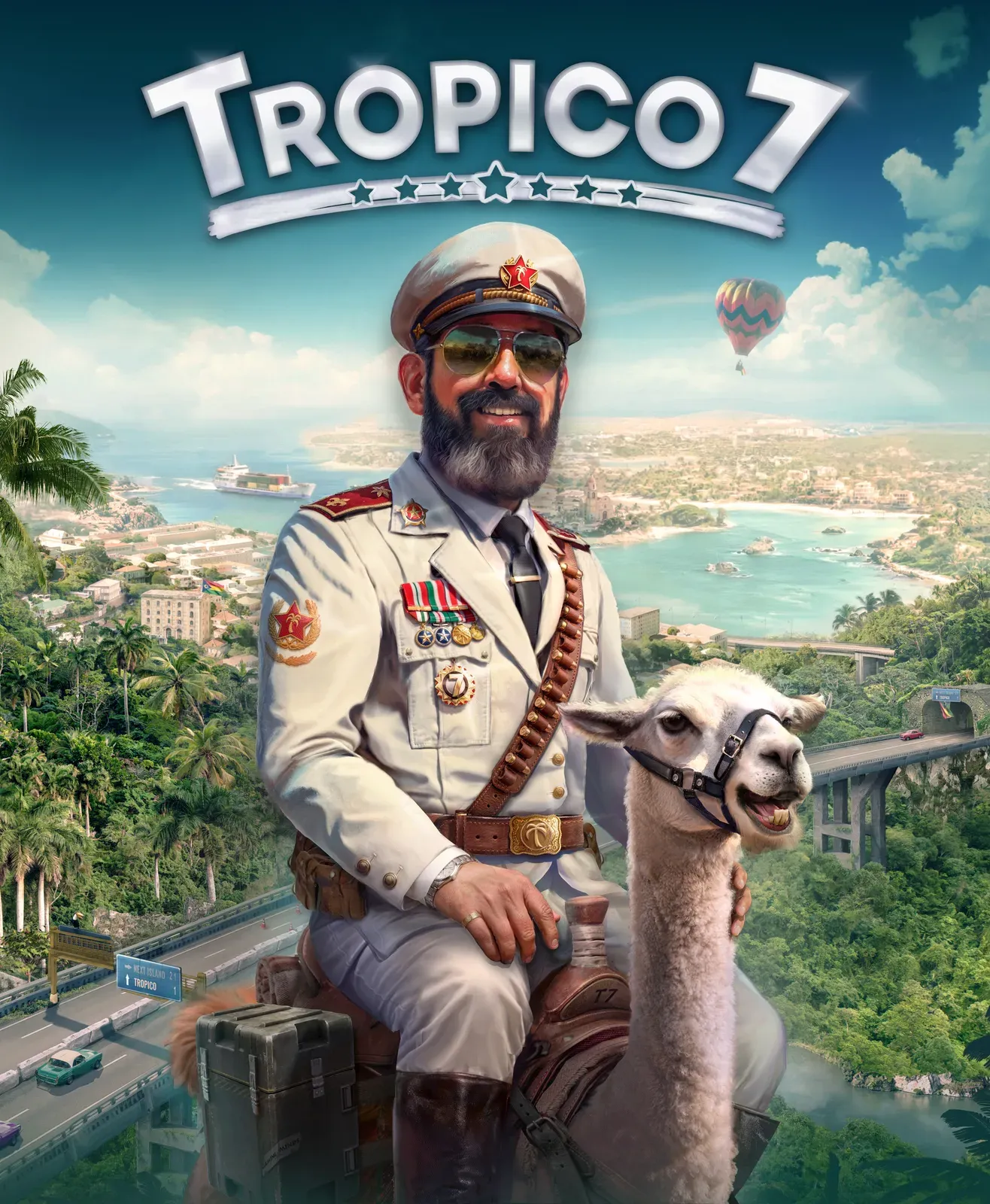 Tropico 7 key art